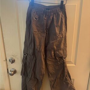 Wild Fable Brown Cargo Pants with Ring Details